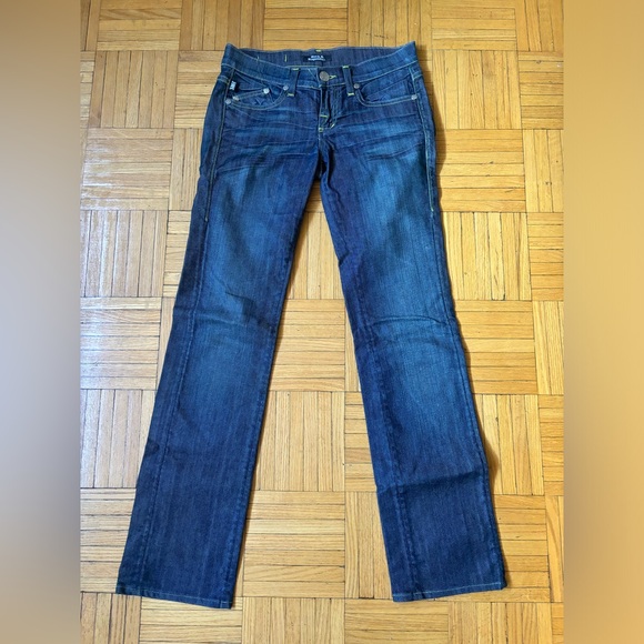 Women’s Rock and Republic Costello Blue Jeans Straight Cut Size 25 - Picture 2 of 15